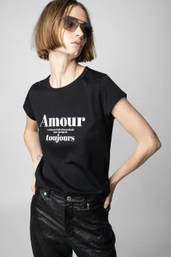 T-Shirts^Zadig & Voltaire T-Shirt Skinny Amour Toujours
