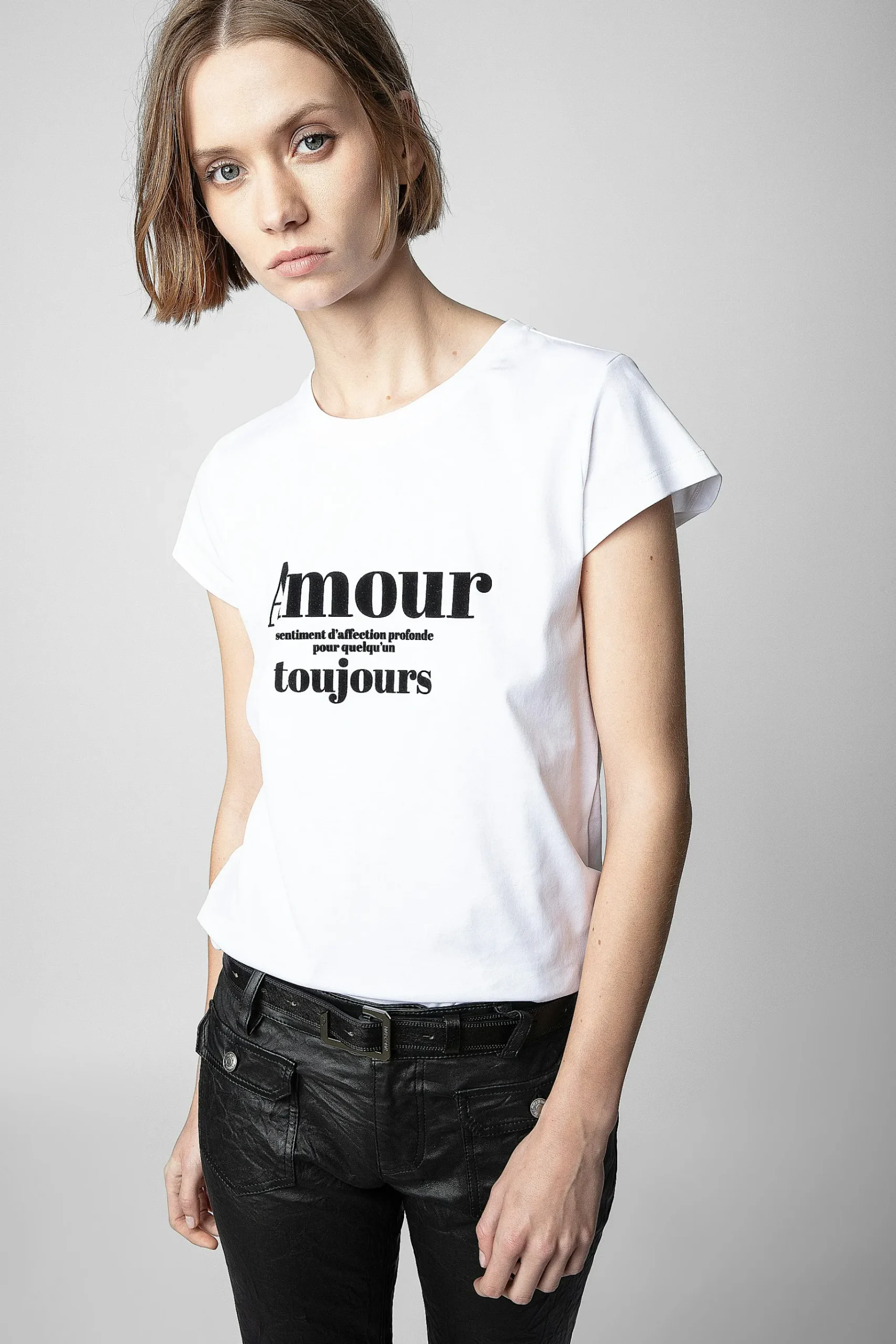 T-Shirts^Zadig & Voltaire T-Shirt Skinny Amour Toujours