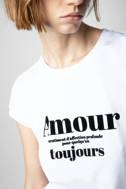 T-Shirts^Zadig & Voltaire T-Shirt Skinny Amour Toujours