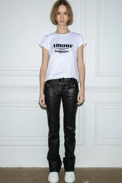T-Shirts^Zadig & Voltaire T-Shirt Skinny Amour Toujours