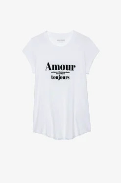 T-Shirts^Zadig & Voltaire T-Shirt Skinny Amour Toujours