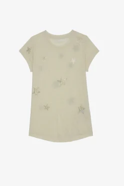 T-Shirts^Zadig & Voltaire T-Shirt Skinny Etoiles Strass