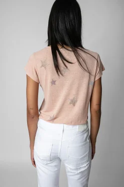 T-Shirts^Zadig & Voltaire T-Shirt Skinny Etoiles Strass