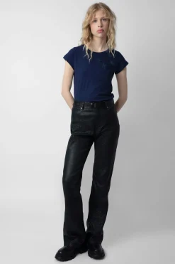 T-Shirts^Zadig & Voltaire T-Shirt Skinny Etoiles Strass