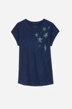 T-Shirts^Zadig & Voltaire T-Shirt Skinny Etoiles Strass