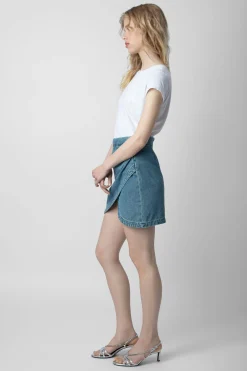 T-Shirts^Zadig & Voltaire T-Shirt Skinny Etoiles Strass