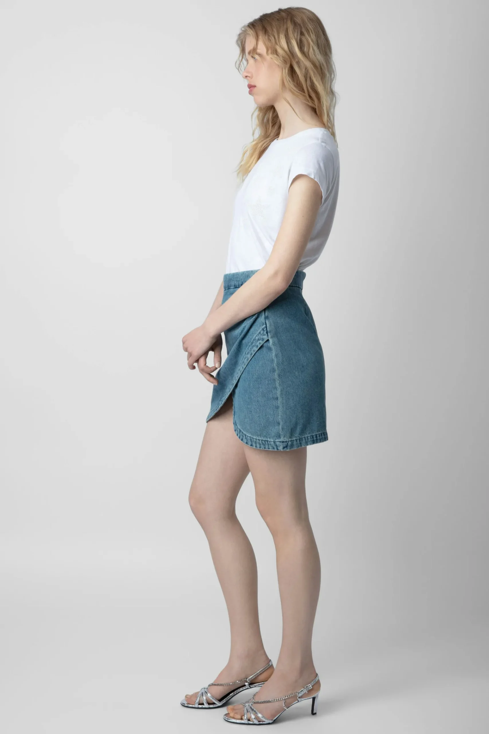 T-Shirts^Zadig & Voltaire T-Shirt Skinny Etoiles Strass