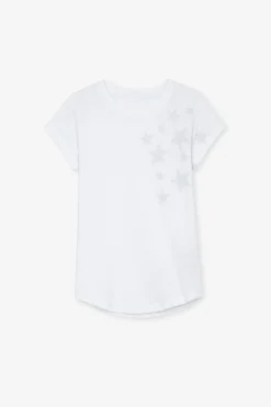 T-Shirts^Zadig & Voltaire T-Shirt Skinny Etoiles Strass