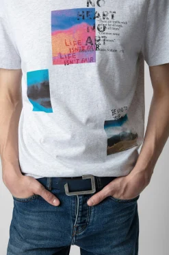 T-Shirts^Zadig & Voltaire T-Shirt Ted A Imprime Photo