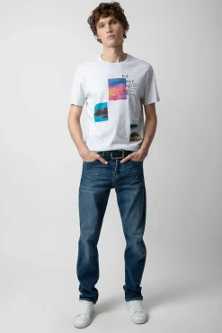 T-Shirts^Zadig & Voltaire T-Shirt Ted A Imprime Photo