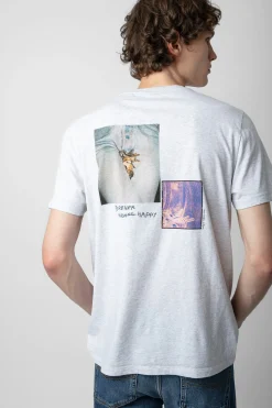 T-Shirts^Zadig & Voltaire T-Shirt Ted A Imprime Photo