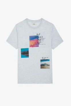 T-Shirts^Zadig & Voltaire T-Shirt Ted A Imprime Photo
