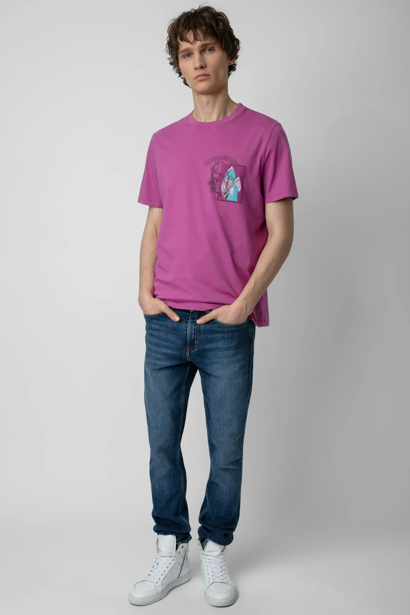 T-Shirts^Zadig & Voltaire T-Shirt Ted A Imprime Photo
