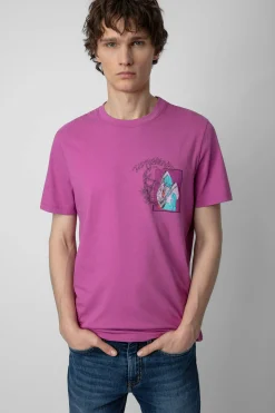 T-Shirts^Zadig & Voltaire T-Shirt Ted A Imprime Photo
