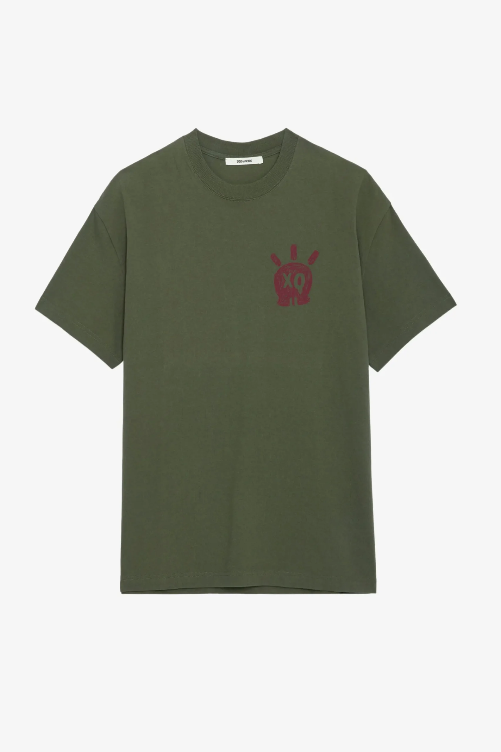 T-Shirts^Zadig & Voltaire T-Shirt Tete De Mort En Peluche