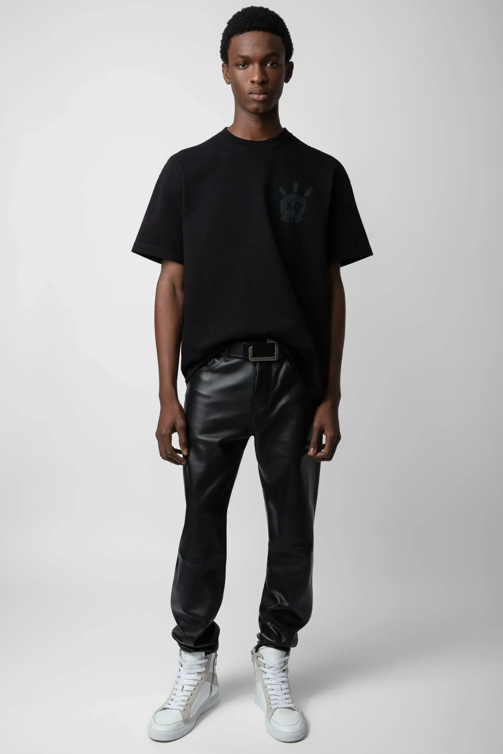 T-Shirts^Zadig & Voltaire T-Shirt Tete De Mort En Peluche