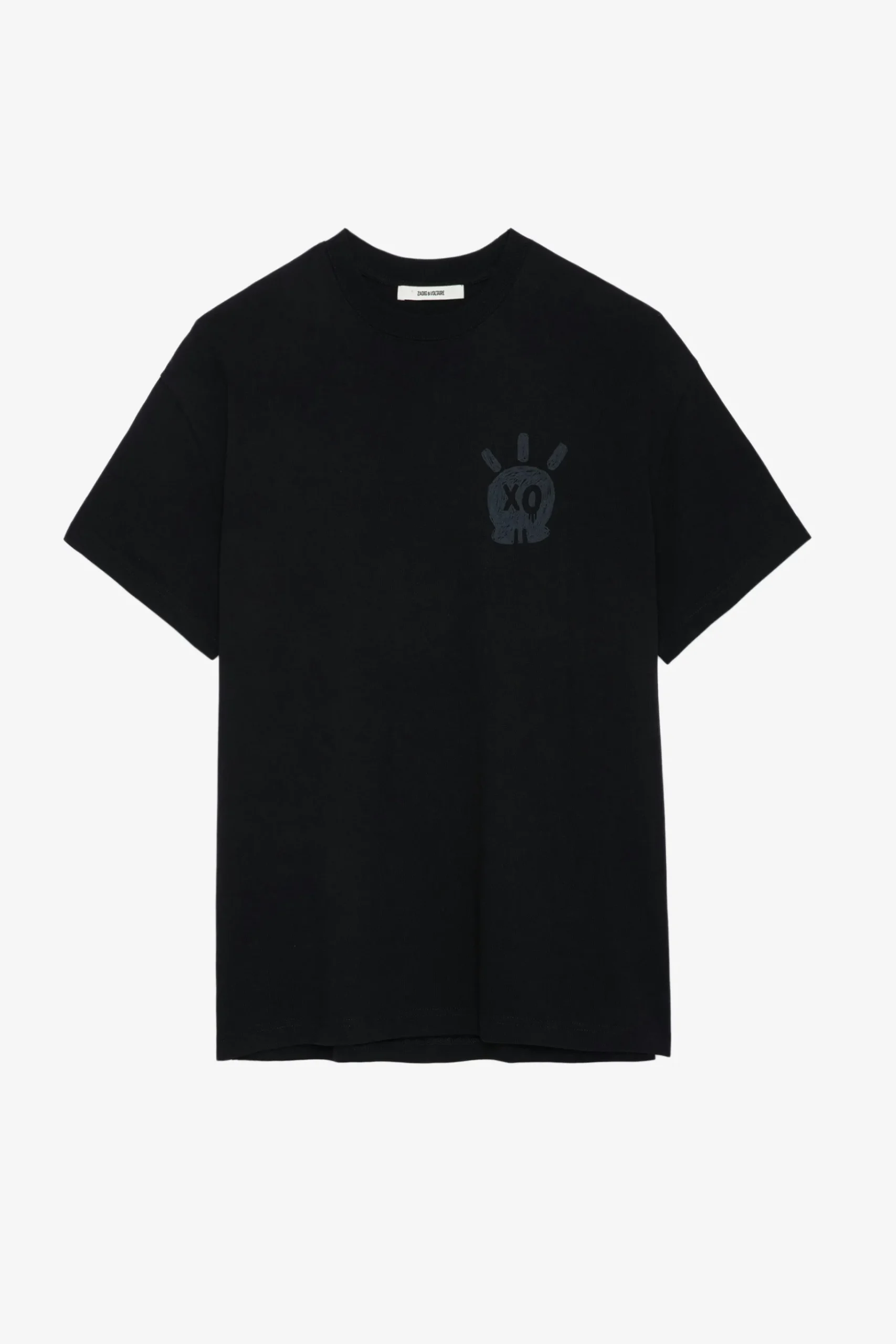 T-Shirts^Zadig & Voltaire T-Shirt Tete De Mort En Peluche