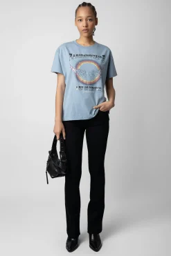 T-Shirts^Zadig & Voltaire T-Shirt Tommer Diamante