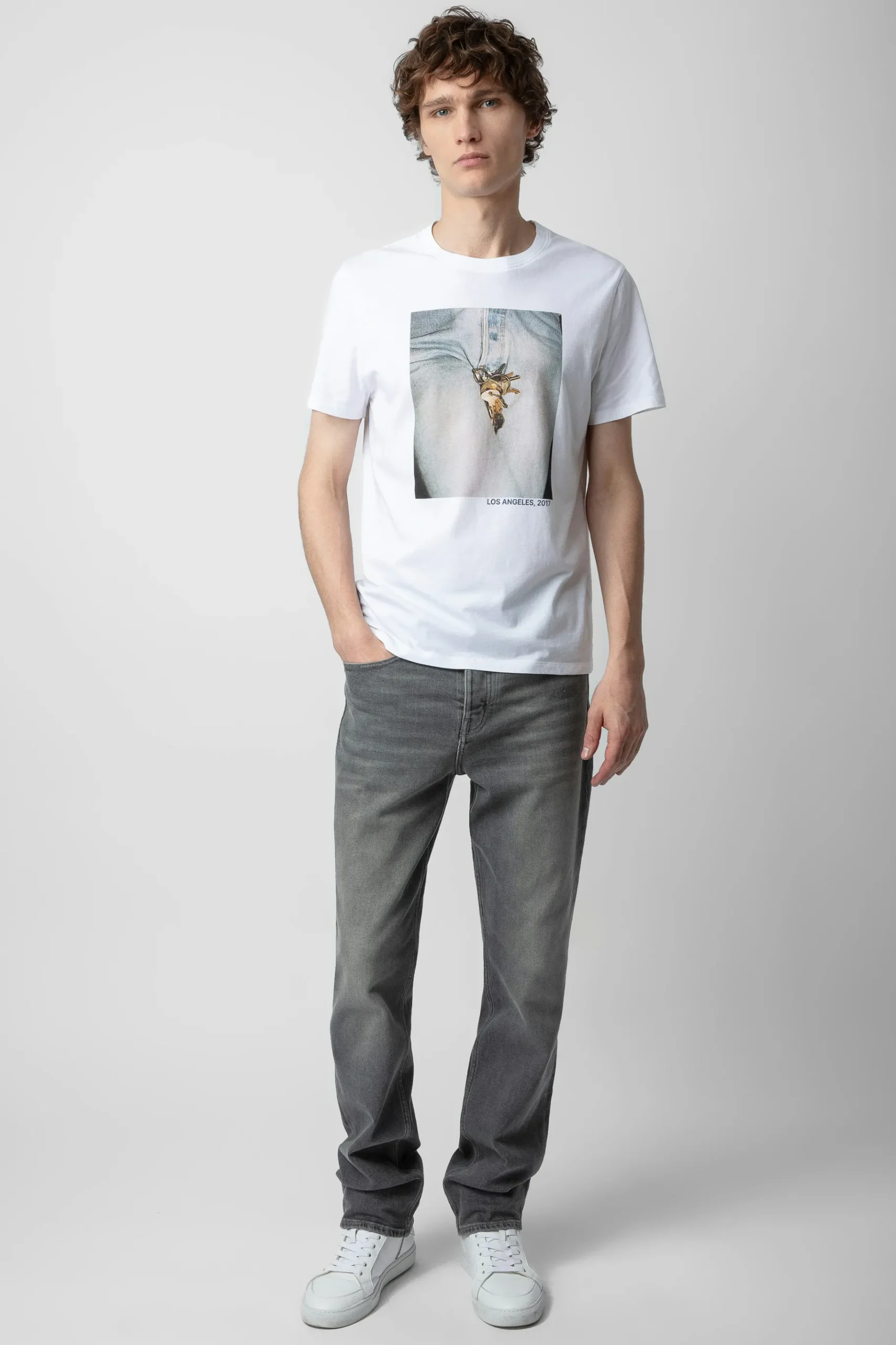 T-Shirts^Zadig & Voltaire T-Shirt Tommy A Imprime Photo