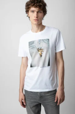 T-Shirts^Zadig & Voltaire T-Shirt Tommy A Imprime Photo
