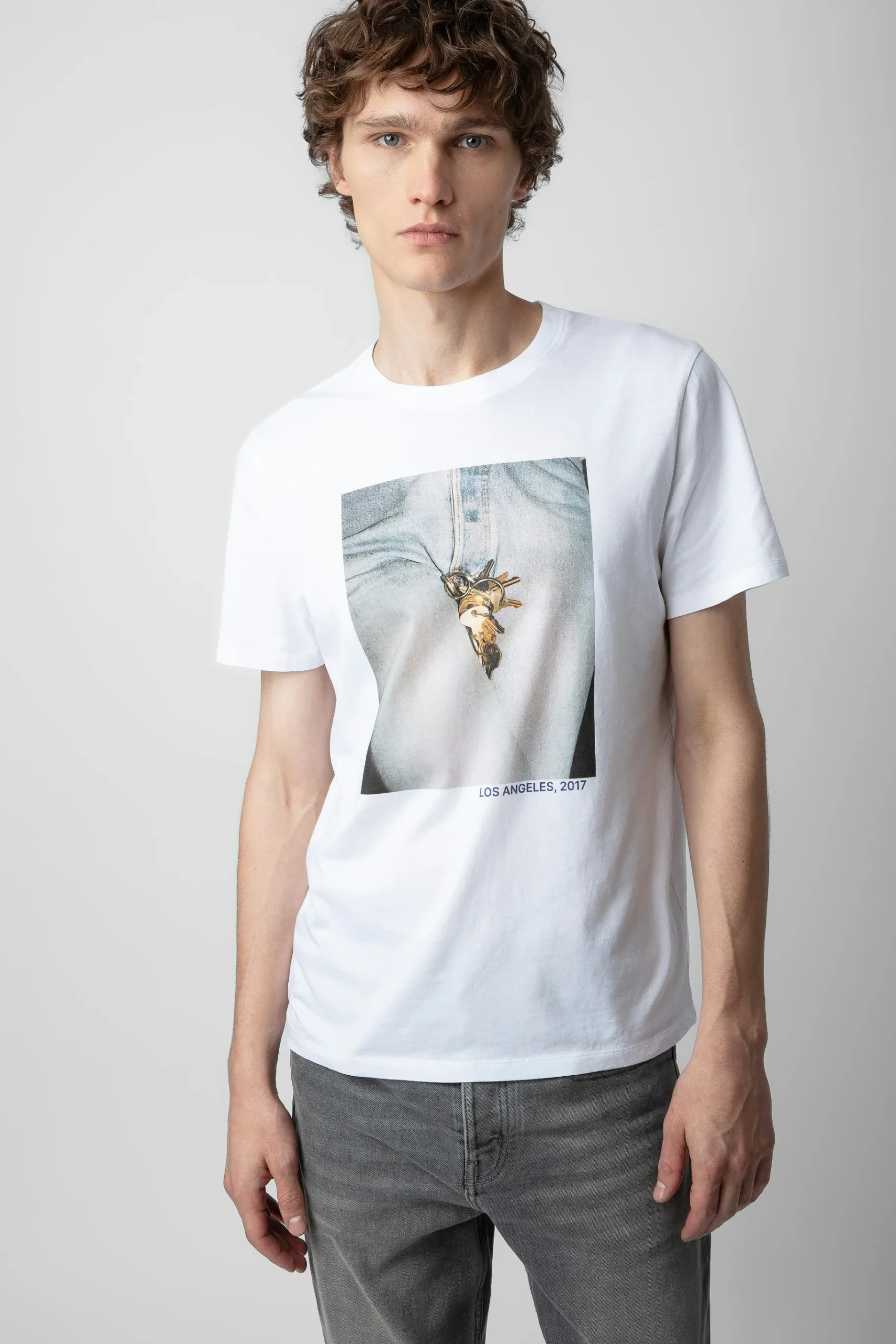 T-Shirts^Zadig & Voltaire T-Shirt Tommy A Imprime Photo