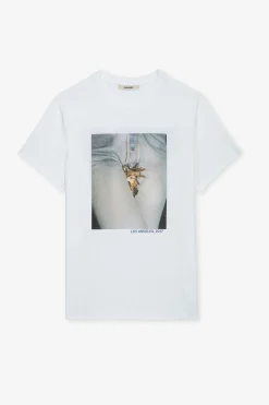 T-Shirts^Zadig & Voltaire T-Shirt Tommy A Imprime Photo