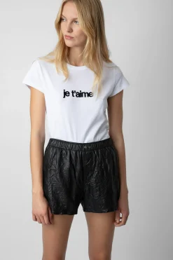 T-Shirts^Zadig & Voltaire T-Shirt Woop Je T'Aime