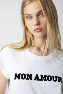 T-Shirts^Zadig & Voltaire T-Shirt Woop Mon Amour