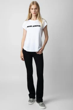 T-Shirts^Zadig & Voltaire T-Shirt Woop Mon Amour