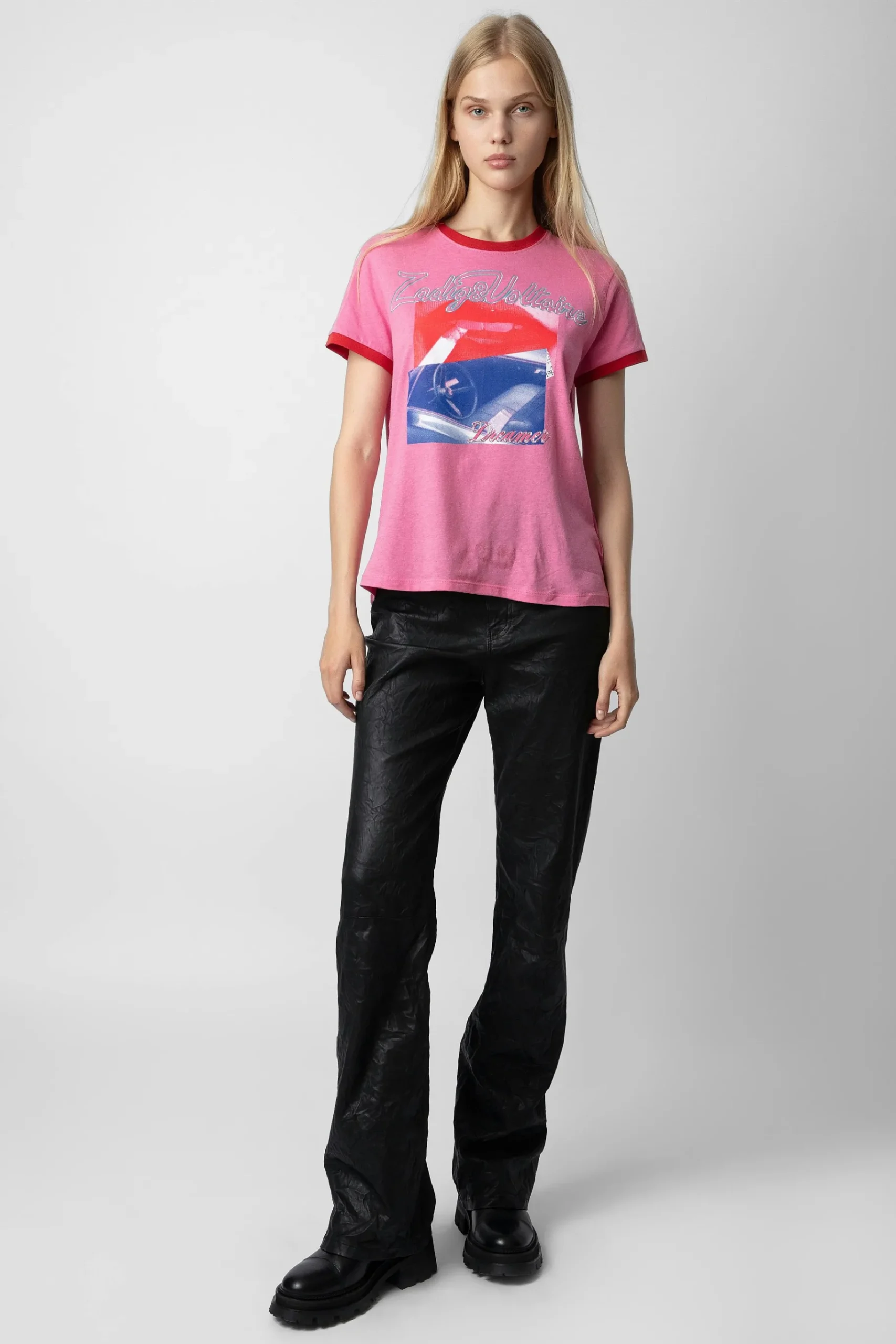 T-Shirts^Zadig & Voltaire T-Shirt Zoe A Imprime Photo