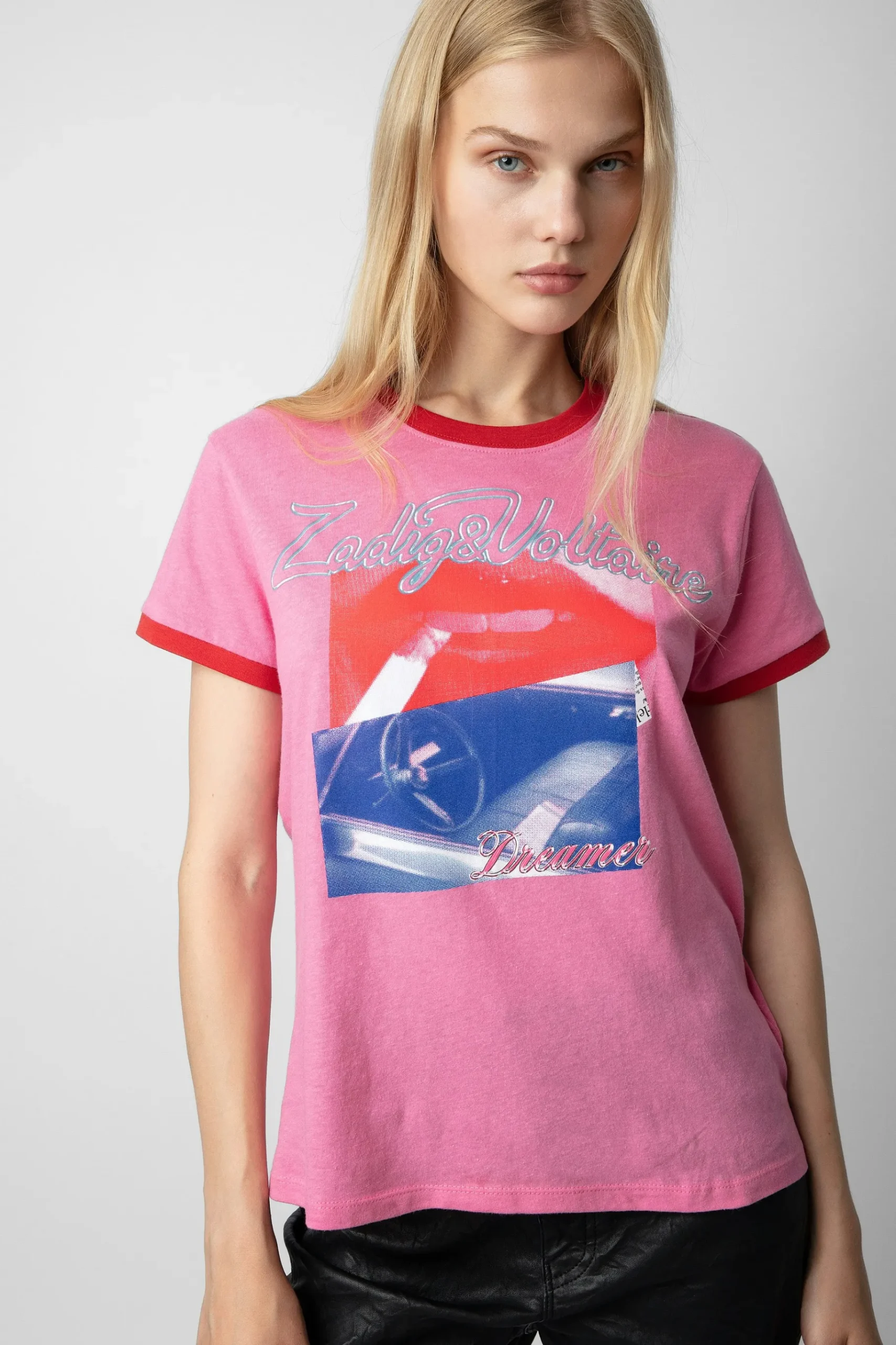 T-Shirts^Zadig & Voltaire T-Shirt Zoe A Imprime Photo