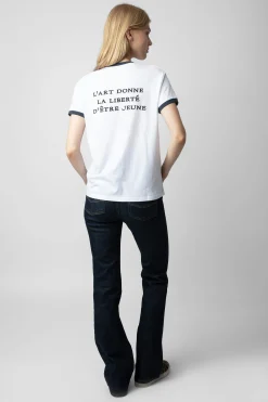 T-Shirts^Zadig & Voltaire T-Shirt Zoe Ailes Liberte