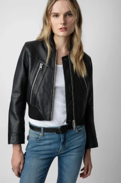 Manteaux Et Vestes^Zadig & Voltaire Veste En Cuir Bunta