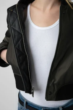 Manteaux Et Vestes^Zadig & Voltaire Veste En Cuir Bunta