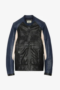 Unisexe^Zadig & Voltaire Veste En Cuir De Motard Tardif