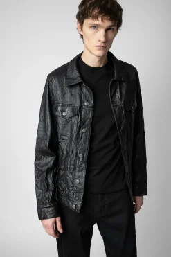 Manteaux Et Vestes^Zadig & Voltaire Veste En Cuir Froisse