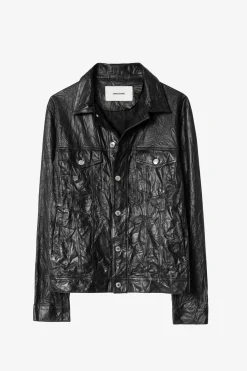 Manteaux Et Vestes^Zadig & Voltaire Veste En Cuir Froisse