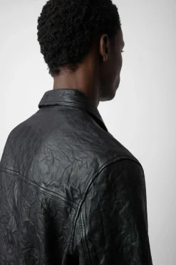 Manteaux Et Vestes^Zadig & Voltaire Veste En Cuir Froisse Lasso