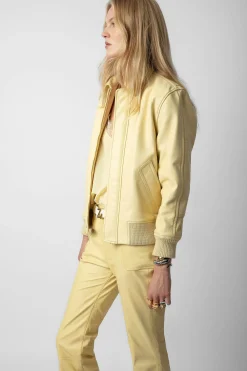 Manteaux Et Vestes^Zadig & Voltaire Veste En Cuir Kaia