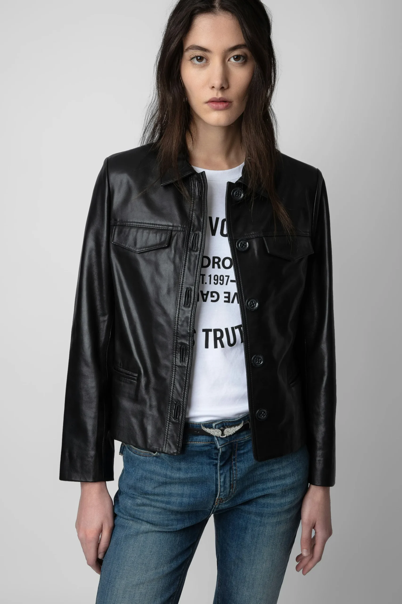 Manteaux Et Vestes^Zadig & Voltaire Veste En Cuir Liam
