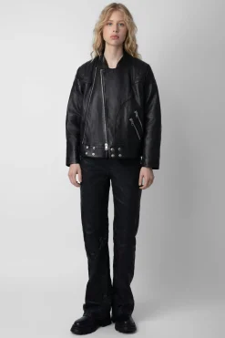 Manteaux Et Vestes^Zadig & Voltaire Veste En Cuir Liliam