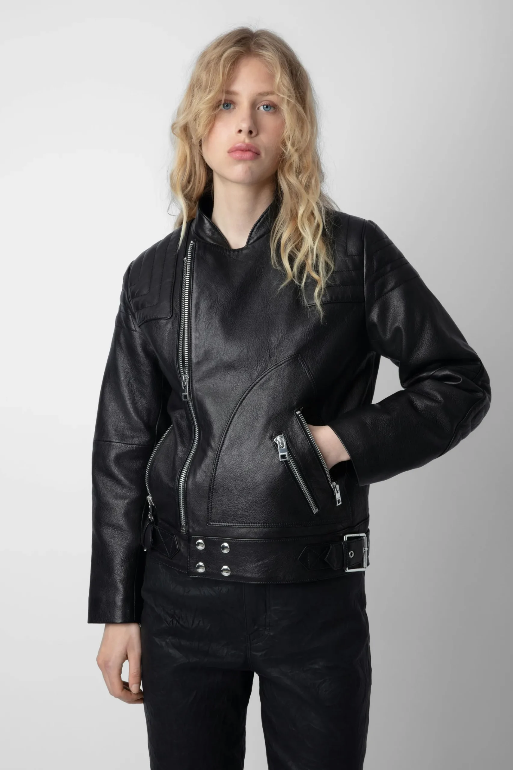 Manteaux Et Vestes^Zadig & Voltaire Veste En Cuir Liliam