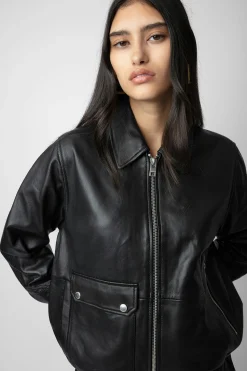 Manteaux Et Vestes^Zadig & Voltaire Veste En Cuir Lyssa