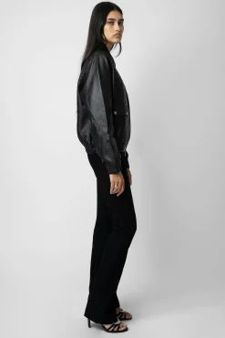 Manteaux Et Vestes^Zadig & Voltaire Veste En Cuir Lyssa