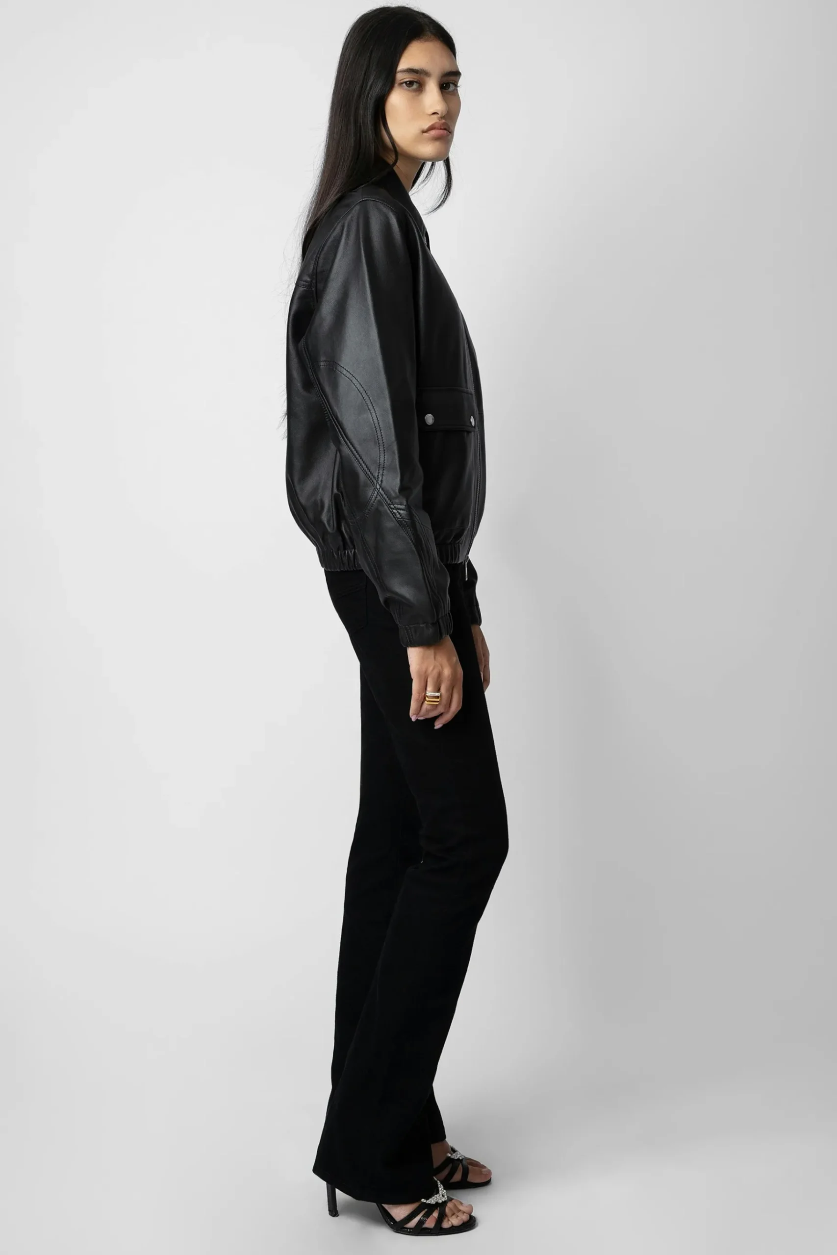 Manteaux Et Vestes^Zadig & Voltaire Veste En Cuir Lyssa