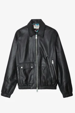 Manteaux Et Vestes^Zadig & Voltaire Veste En Cuir Lyssa