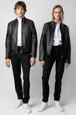Manteaux Et Vestes^Zadig & Voltaire Veste En Cuir Maigre