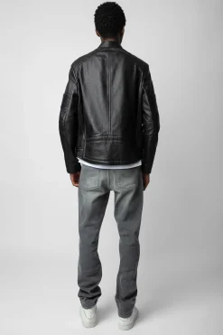 Manteaux Et Vestes^Zadig & Voltaire Veste En Cuir Maigre