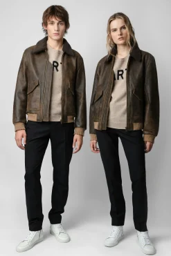 Manteaux Et Vestes^Zadig & Voltaire Veste En Cuir Mate