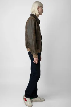 Manteaux Et Vestes^Zadig & Voltaire Veste En Cuir Mate